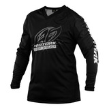 Camisa Piloto Motoqueiro Motocross Insane In Black Off Road