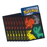 Shield Sleeve Carta Pokémon - Eevee Evoluções (65 Unidades)