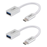 Adaptador Usb C A Usb, 2 Unidades De Adaptador Usb C A Usb3,