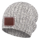 Love Your Melon Beanie Para Hombres Y Mujeres, Negro Moteado