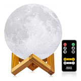 Lampara De Luna, Logrotate Impresion 3d Luz Lunar, Moon Lam