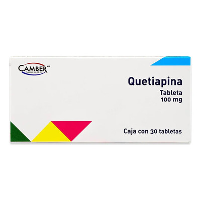 Quetiapina (camber) C\u002F30 Tabs. 100 Mg. | MercadoLibre