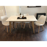 Mesa Comedor 180 Escandinava Nordica Madera Melamina Vintage