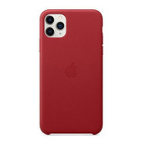 Funda Para Apple iPhone 11 Pro Max, Piel Roja (producto) Roja