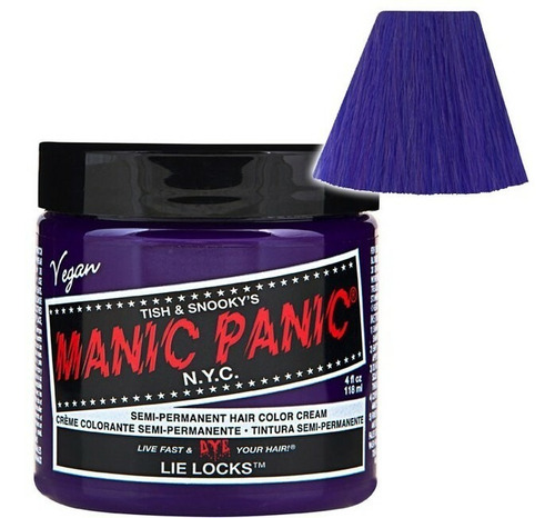 Lie Lock Tinte Morado Manic Panic 4oz Punky Color Arctic Fox
