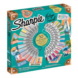 Ruleta Sharpie Vintage X 30 Marcadores 15 Pta Fina 15 S Note