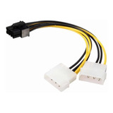 Cable Adaptador Fuente 2 Molex A 8 Pines Pci