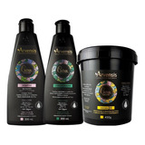 Kit  Arvensis Shampoo + Cond Cachos + Máscara 2x1 450g