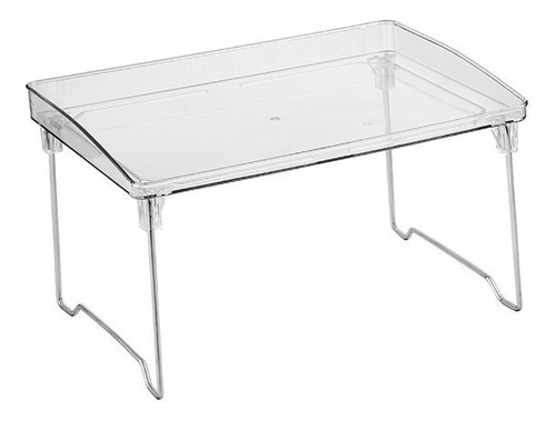 Estante Organizador De Mesa Apilable De Plástico Transparent