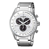 Citizen Sport Eco Drive Chrono White At2390-82a 