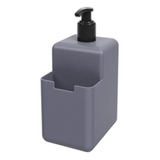 Dispenser De Jabon Liquido Detergente Porta Esponja Colores Color Gris