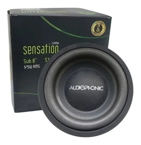 Subwoofer 8 Pols Audiophonic S1 8s4 175 Watts Rms 4 Ohms