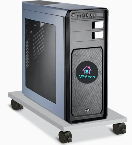 Carro Porta Cpu Gabinete 4 Ruedas Todas Con Frenos Oficina 