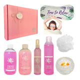 Relax Caja Regalo Mujer Set Spa X7 Rosas Zen Aroma Kit N103