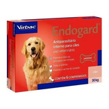 Vermífugo Virbac Endogard Para Cães Até 30 Kg 6 Unidades