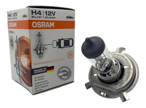 Lámpara H4 12v 60/55w P43t Osram Bilux Alemania