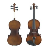 Violin Acústico Segovia Estudio Antique Mate 3/4 Tilo Arco Color Marrón Claro