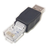 Ficha Adaptadora Usb Macho A Rj 45