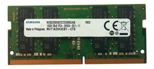 Memoria Ram Gamer Color Verde  16gb 1 Samsung M471a2k43cb1-ctd