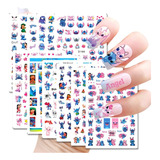 500+ Stikers Stitch Adhesivos Uñas Lilo Stitch Disney