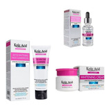 Pack 3 Productos Skincare Facial Kojic Limpiador Crema Sérum