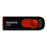 Memoria Adata Usb Retractil C008 2.0 64gb Color Negro