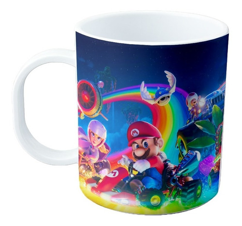 Taza De Plastico - Mario Bros La Pelicula - Varios Modelos