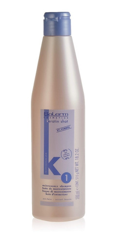 Salerm Keratin Shot Shampo Para Cabello Con Frizz O Keratina