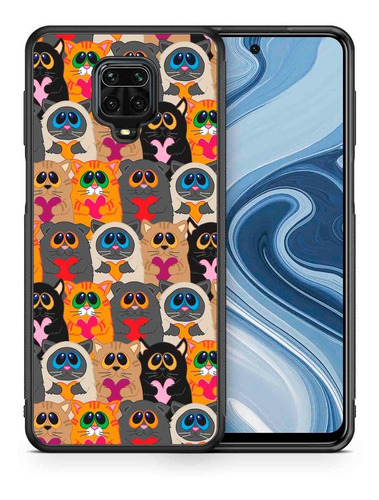 Funda Xiaomi Redmi Gatos Con Corazón Tpu Uso Rudo