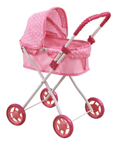 Cochecito Para Muñecas Disney 7401 Con Un Asiento Color Rosa