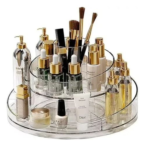 Organizador De Maquillaje Multifuncional Giratorio 360 De 1