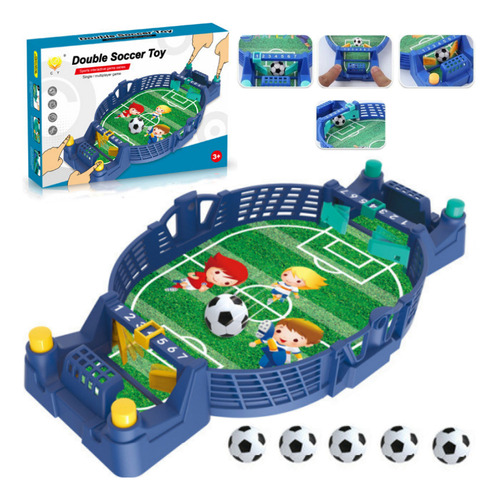 Minijuego De Futbolín Portátil, Juguete De Regalo Para Niños