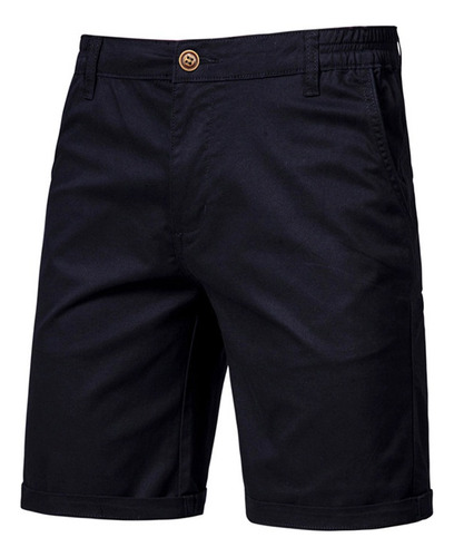 Bermudas Cargo Hombre Pantalones Cortos Ocio Algodón Calidad