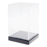 Caja De Exhibición De Acrílico Transparente 20x20x35cm .