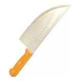 Cuchillo Hacha Hachuela Grande Cocina Acero Mango Madera 