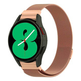 Pulseira Aço Fecho Magnético Para Watch4 40mm Sm-r860