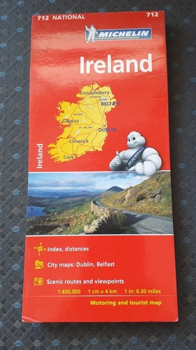 Mapa Michelin 712: Ireland 