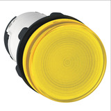 Piloto Luminoso Plástico Monolítico Amarillo Sin Lámpara 