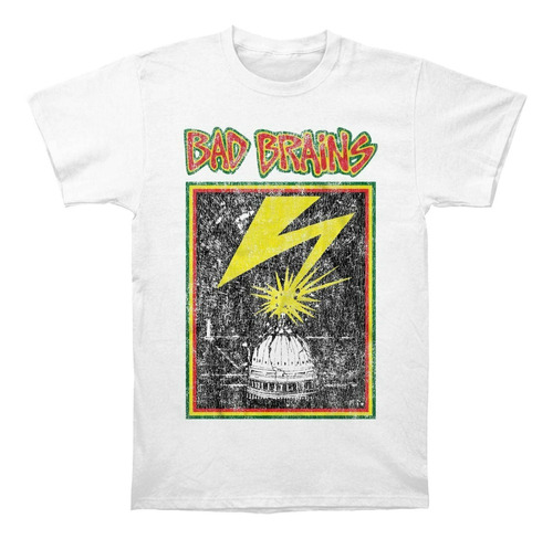 Playera Camiseta Banda Punk Bad Brains Distressed Capitolio