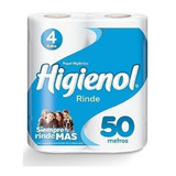 Papel Higienico Higienol Rinde 4x50m