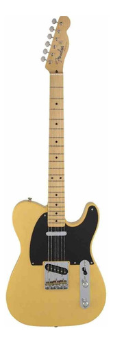 Guitarra Eléctrica Fender American Vintage '52 Telecaster De Fresno Butterscotch Blonde Laca De Nitrocelulosa Con Diapasón De Arce