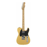 Guitarra Eléctrica Fender American Vintage '52 Telecaster De Fresno Butterscotch Blonde Laca De Nitrocelulosa Con Diapasón De Arce