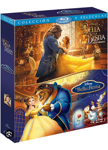 La Bella Y La Bestia Clásica Y Liveaction En Discos Bluray