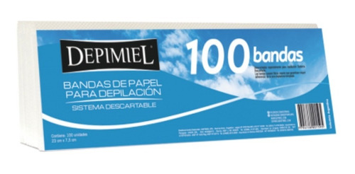 Bandas Depilatorias Depimiel Sistema Descartable X100