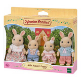 Sylvanian Families Familia Dos Coelhos De Leite Renovado 