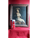 Pintura Antigua-madonna-vintage-adorno-litografias