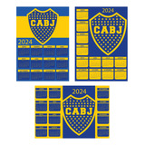 Kit Calendarios Imprimibles Y Editables Boca Juniors Pdf  