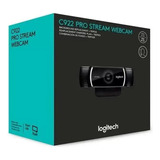 Webcam Full Hd Pro Stream Microfone Embutido C922 Logitech