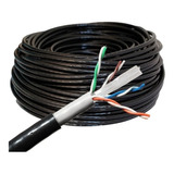 Cable Utp Cat 6 Exterior X 15 Metro (100% Cobre)