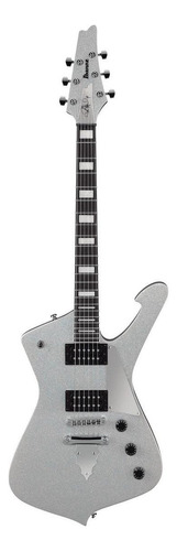 Guitarra Elétrica Ibanez Ps Series Ps60 De  Choupo Silver Sparkle Com Diapasão De Amaranto